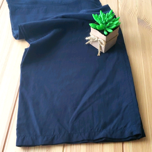 Sigrid Olsen navy blue 💙 washable silky pants 👖 - Picture 3 of 6